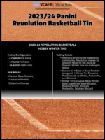 2023/24 Panini Revolution Basketball Collector Tin - Image 6