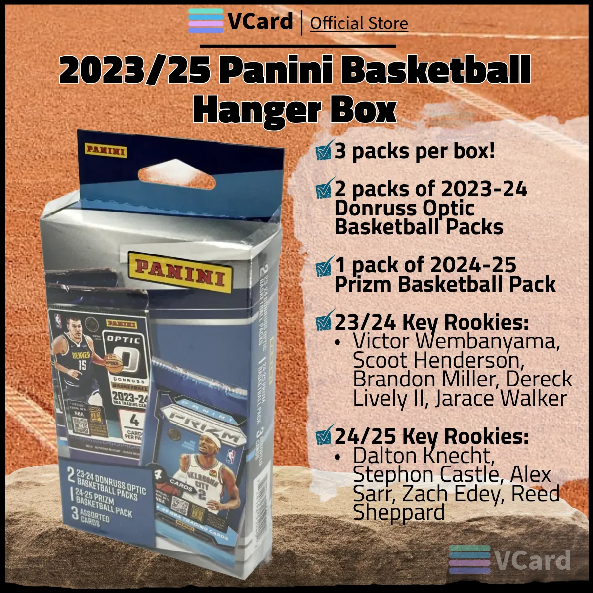 202325 Panini Basketball Hanger Box sq 2023/25 Panini Basketball Hanger Box - Image 1