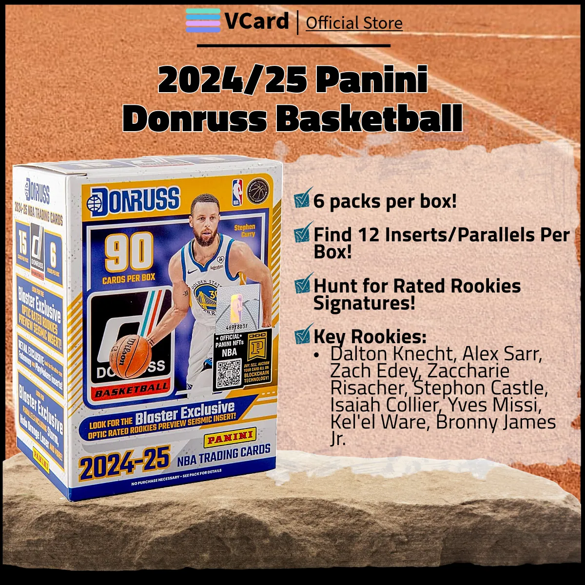 202425 Panini Donruss Basketball Box sq 2024/25 Panini Donruss Basketball Box - Image 1