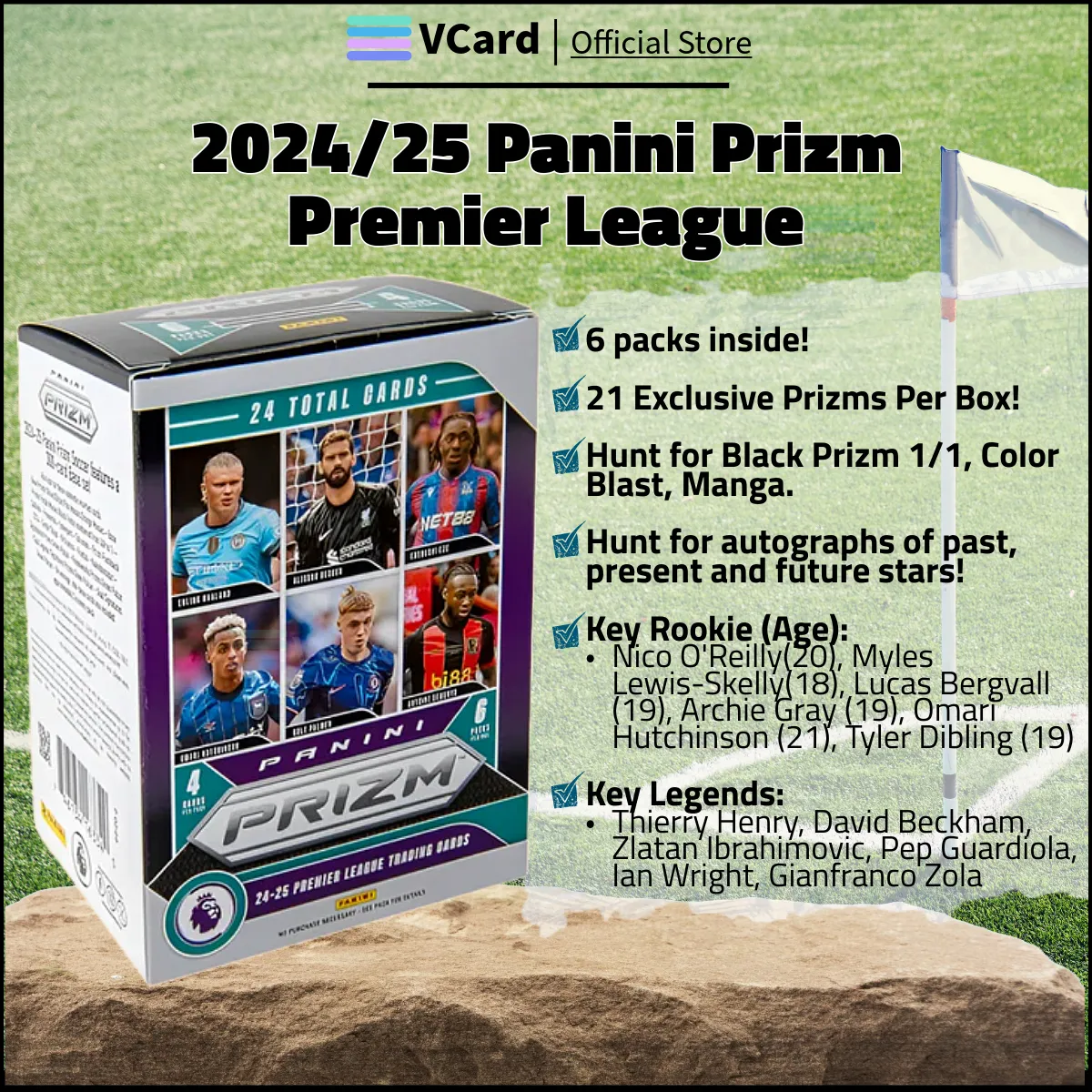 202425 Panini Prizm Premier League Soccer Box sq 2024/25 Panini Prizm Premier League Soccer Box - Image 1