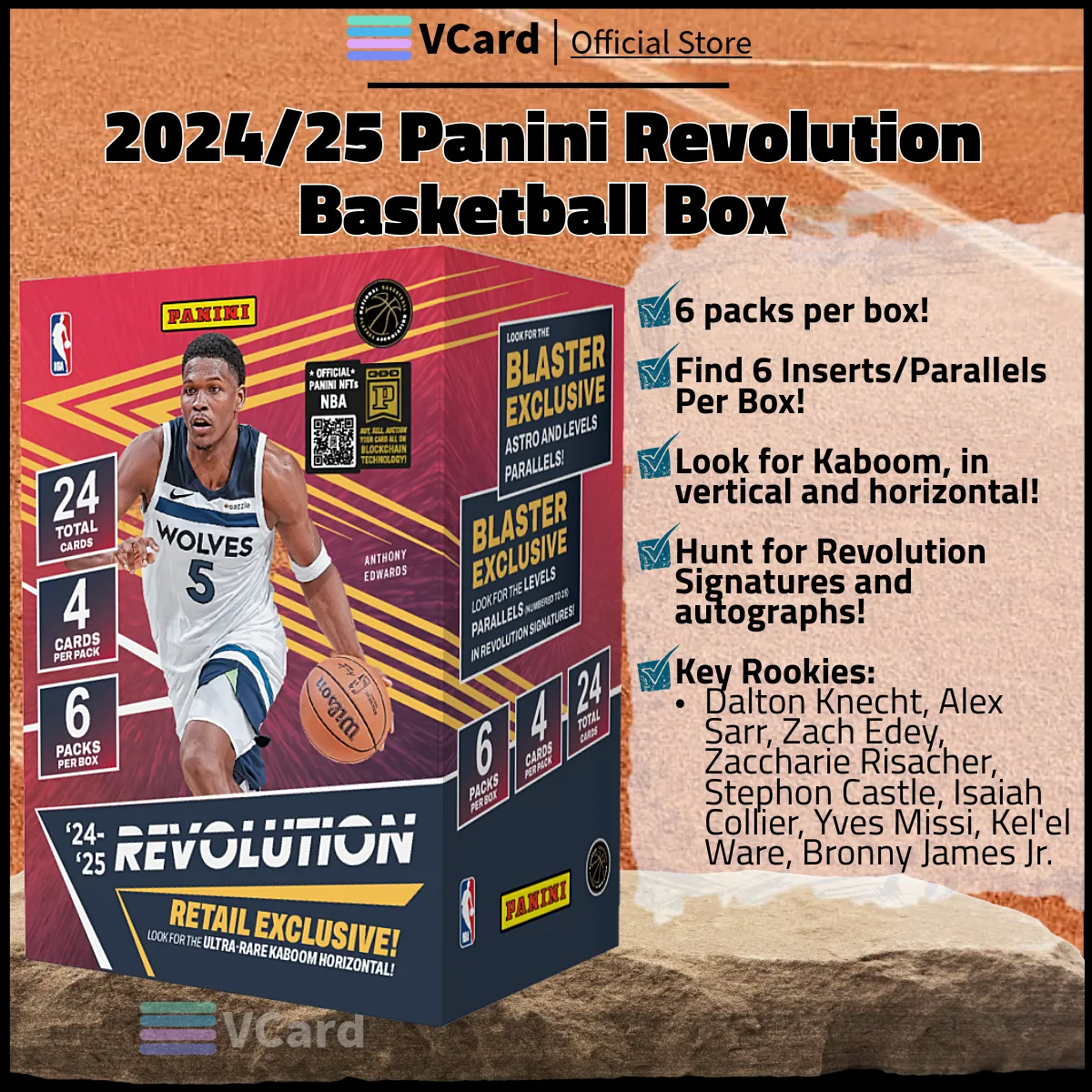 202425 Panini Revolution Basketball Box sq 2024/25 Panini Revolution Basketball Box - Image 1