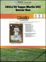 2024/25 Topps Merlin UCC Soccer Hobby Box - Image 3
