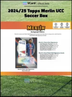 2024/25 Topps Merlin UCC Soccer Hobby Box - Image 5