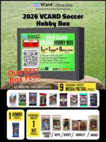 2026 VCARD Soccer v3 Hobby Box - Image 3