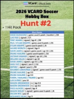2026 VCARD Soccer v3 Hobby Box - Image 5