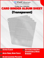 Binder Sheet: 9 Pocket Clear 10 Pcs - Image 2