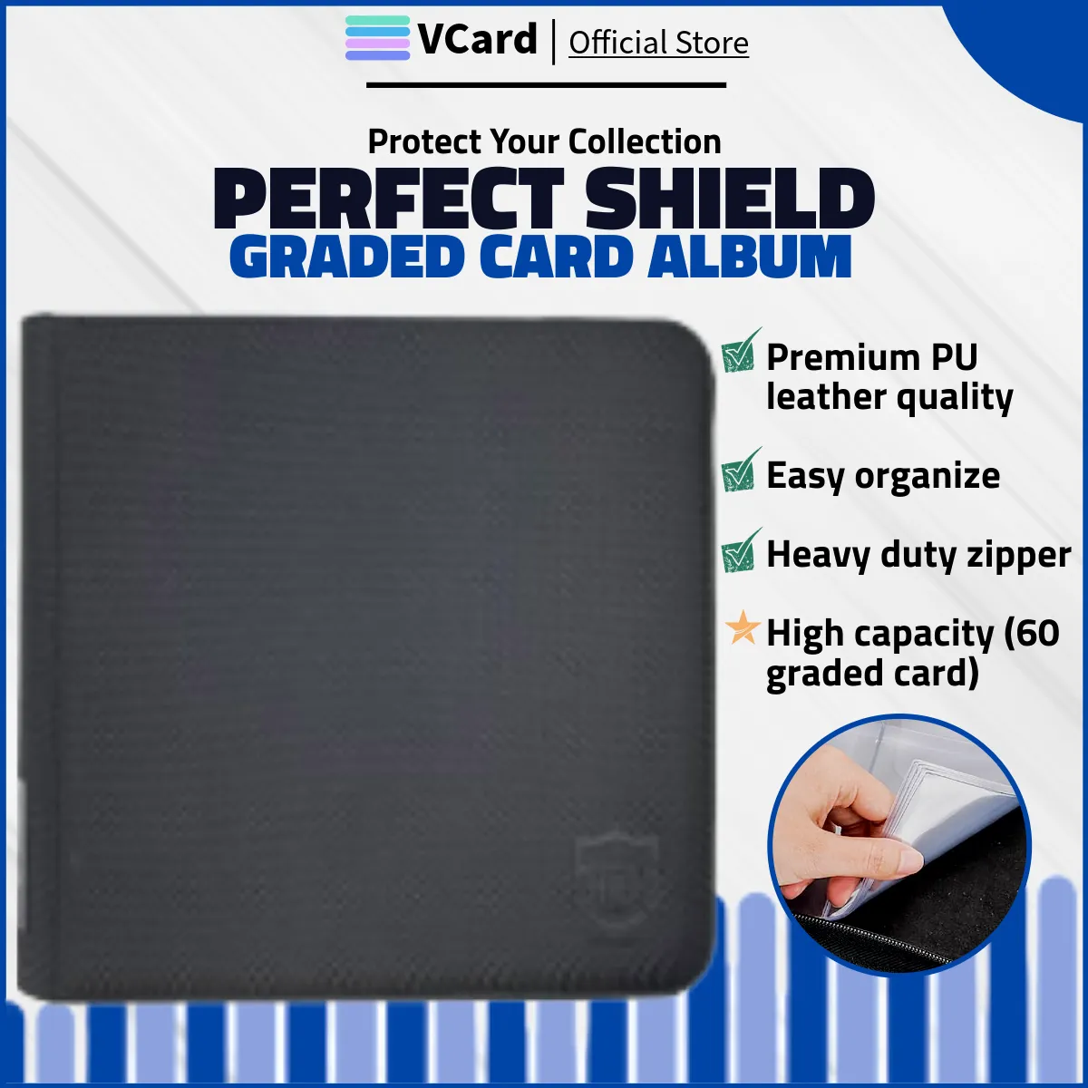Graded Card Album Perfect Shield sq Graded Card Album: Perfect Shield - - Image 1
