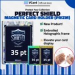Magnetic Holder: Perfect Shield - Holographic 35PT Silver (Plain)