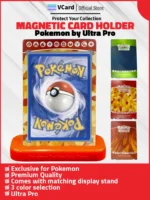 Magnetic Holder: Ultra Pro - Pokemon with Display Stand 35PT Orange Red - Image 2
