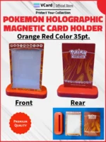 Magnetic Holder: Ultra Pro - Pokemon with Display Stand 35PT Orange Red - Image 4