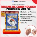 Magnetic Holder: Ultra Pro - Pokemon with Display Stand 35PT Orange Red