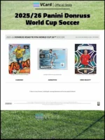2025/26 Panini Donruss World Cup Soccer Box (Blue) - Image 4
