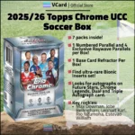 2025/26 Topps Chrome UCC Soccer Box