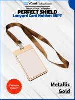 Lanyard Card Holder: 35PT Metallic Silver - Image 3