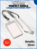 Lanyard Card Holder: 35PT Metallic Silver - Image 4