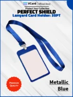 Lanyard Card Holder: 35PT Metallic Silver - Image 7